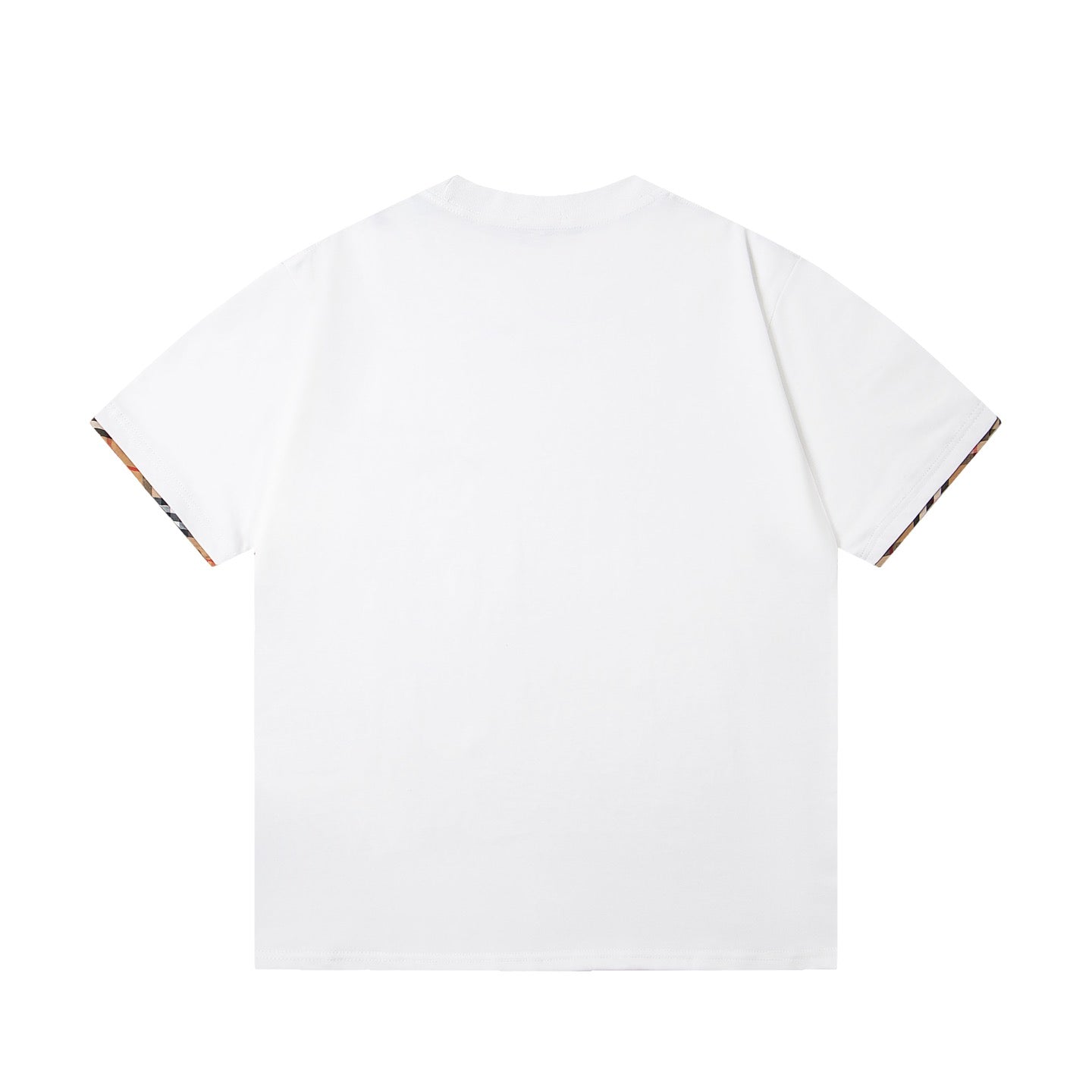 260506 New high-quality checked and embroidered T-shirt