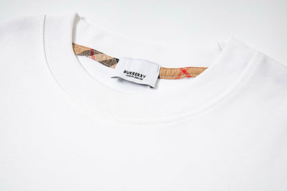 260506 New high-quality checked and embroidered T-shirt