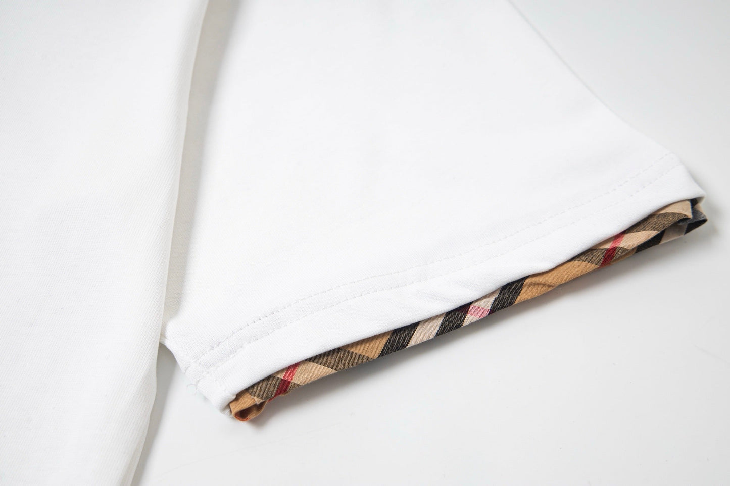 260506 New high-quality checked and embroidered T-shirt