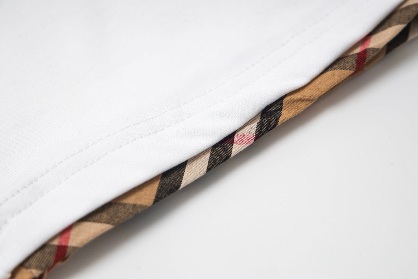 260506 New high-quality checked and embroidered T-shirt