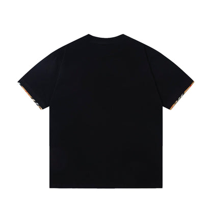 260506 New high-quality checked and embroidered T-shirt