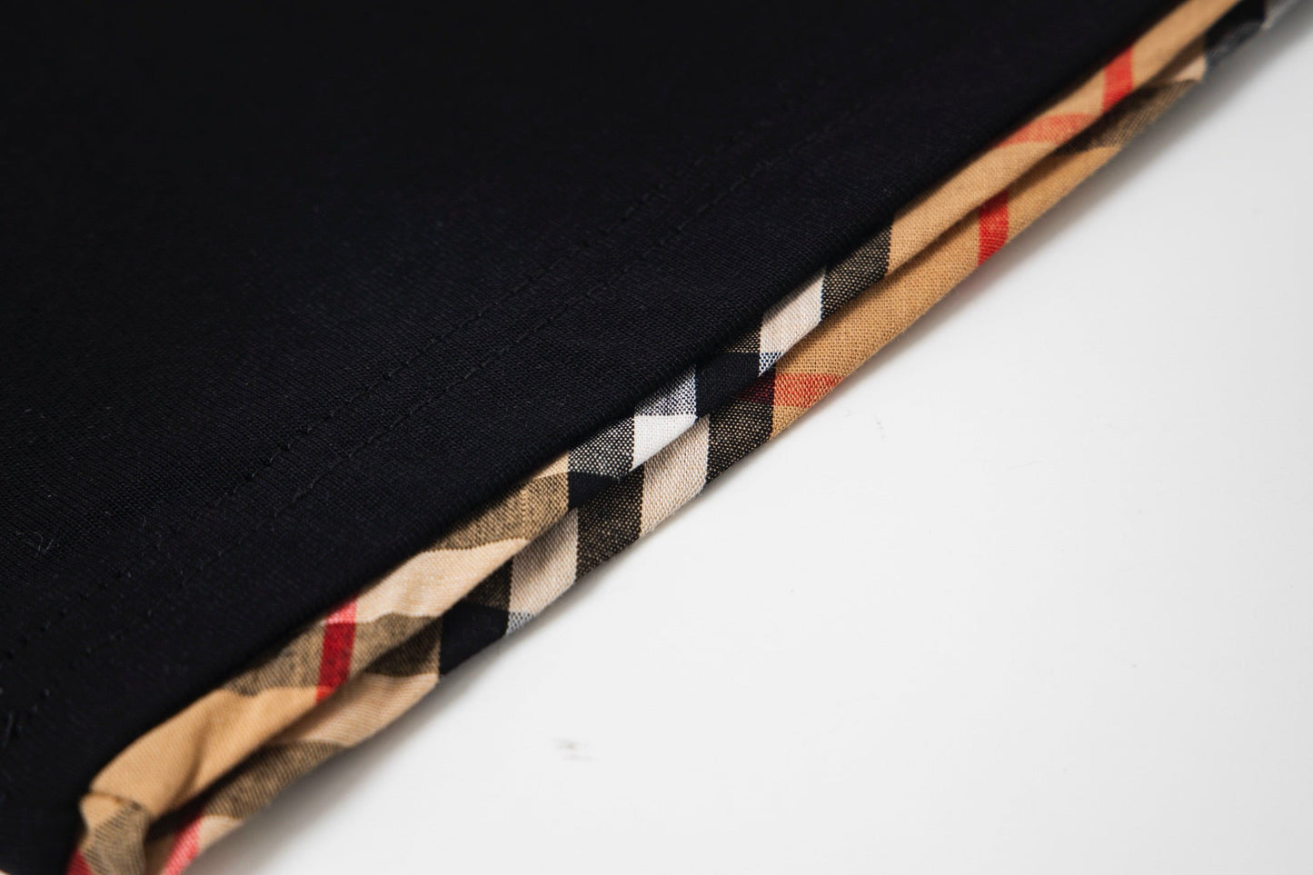 260506 New high-quality checked and embroidered T-shirt