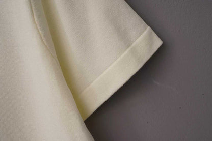 260506 New high-quality T-shirt featuring a duck pattern on the chest, made of a blend of wool and cotton yarn with a jacquard weave.