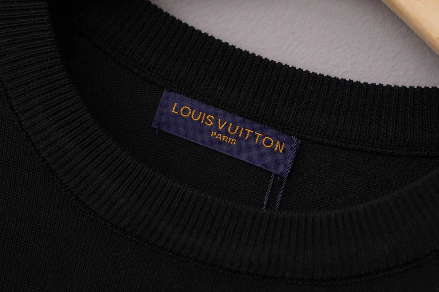 260506 New high-quality T-shirt with classic jacquard wool blend cotton yarn on the chest area