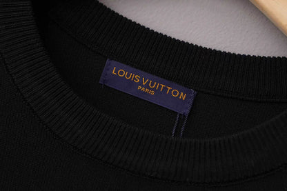 260506 New high-quality T-shirt with classic jacquard wool blend cotton yarn on the chest area