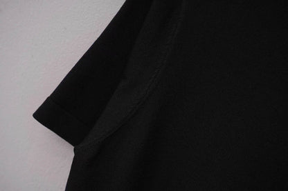 260506 New high-quality T-shirt with classic jacquard wool blend cotton yarn on the chest area