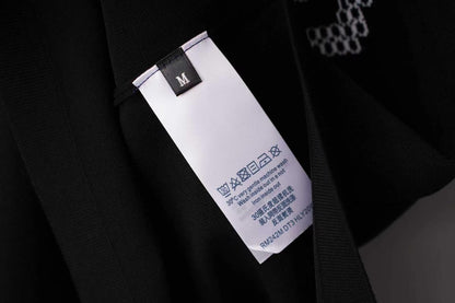260506 New high-quality T-shirt with classic jacquard wool blend cotton yarn on the chest area