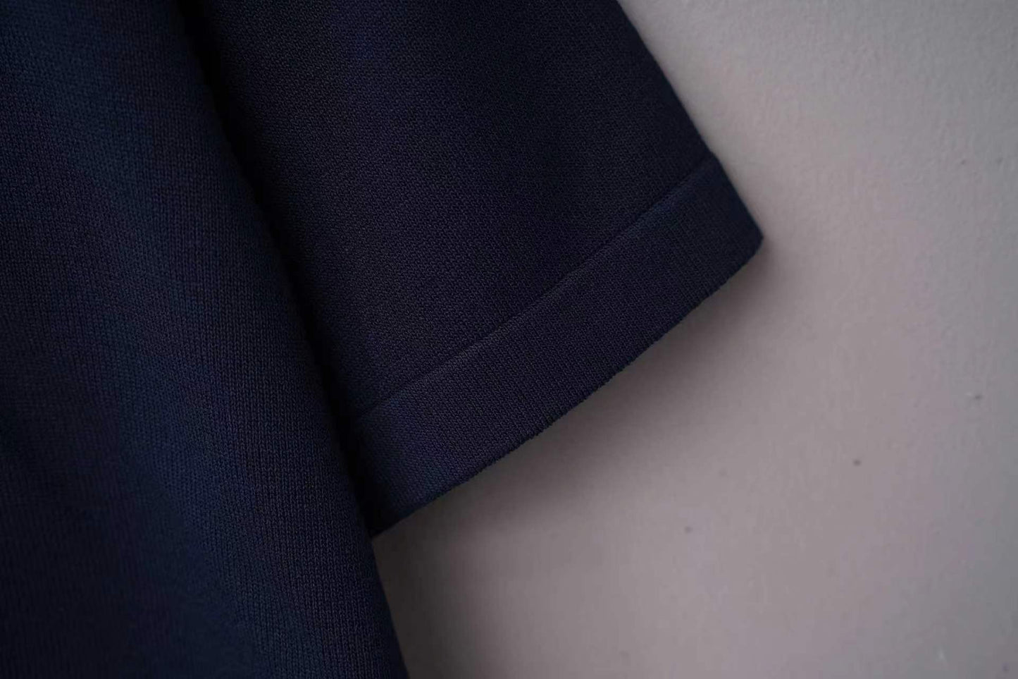 260506 New high-quality T-shirt with classic jacquard wool blend cotton yarn on the chest area