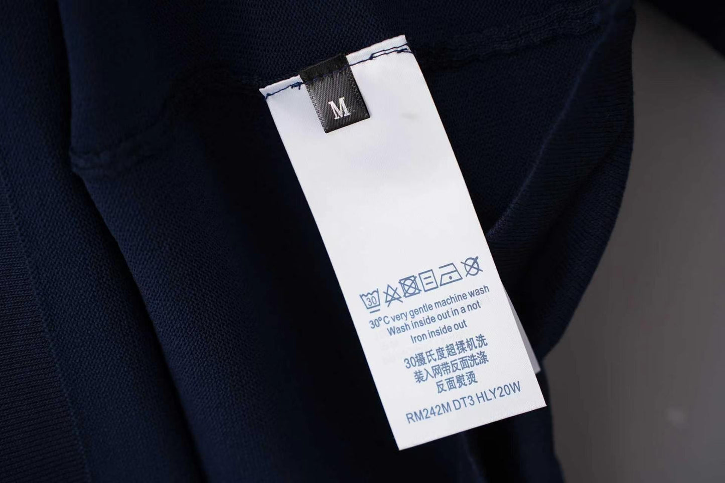 260506 New high-quality T-shirt with classic jacquard wool blend cotton yarn on the chest area