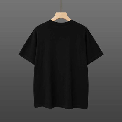 260506 New high-quality T-shirt with classic jacquard wool blend cotton yarn on the chest area