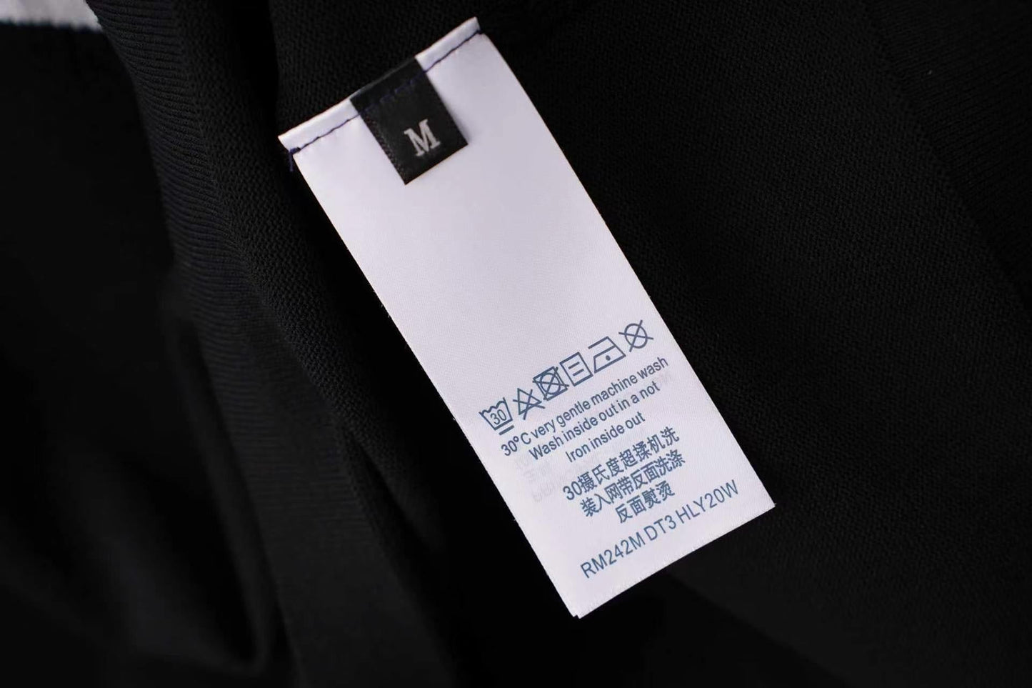 260506 New high-quality T-shirt with classic jacquard wool blend cotton yarn on the chest area