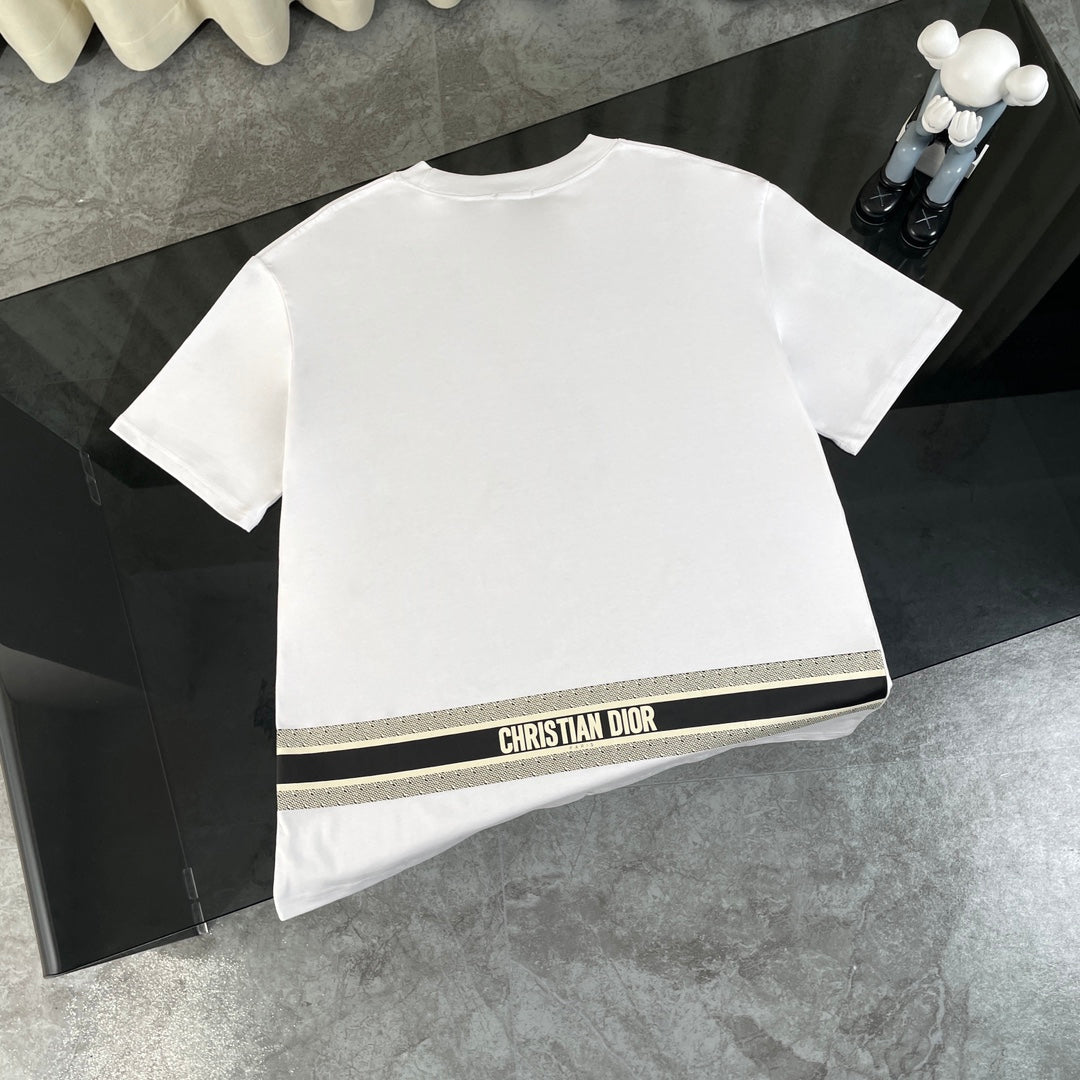 260506 New high-quality T-shirt with classic jacquard pattern on the chest and pockets