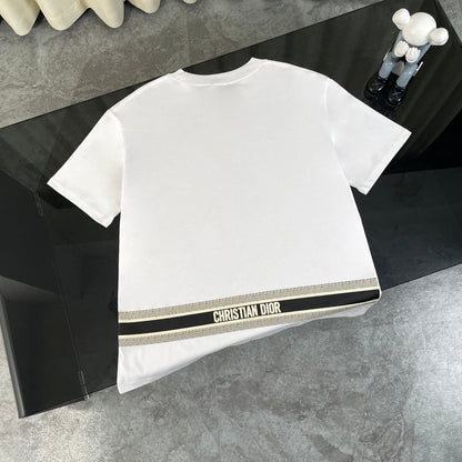 260506 New high-quality T-shirt with classic jacquard pattern on the chest and pockets