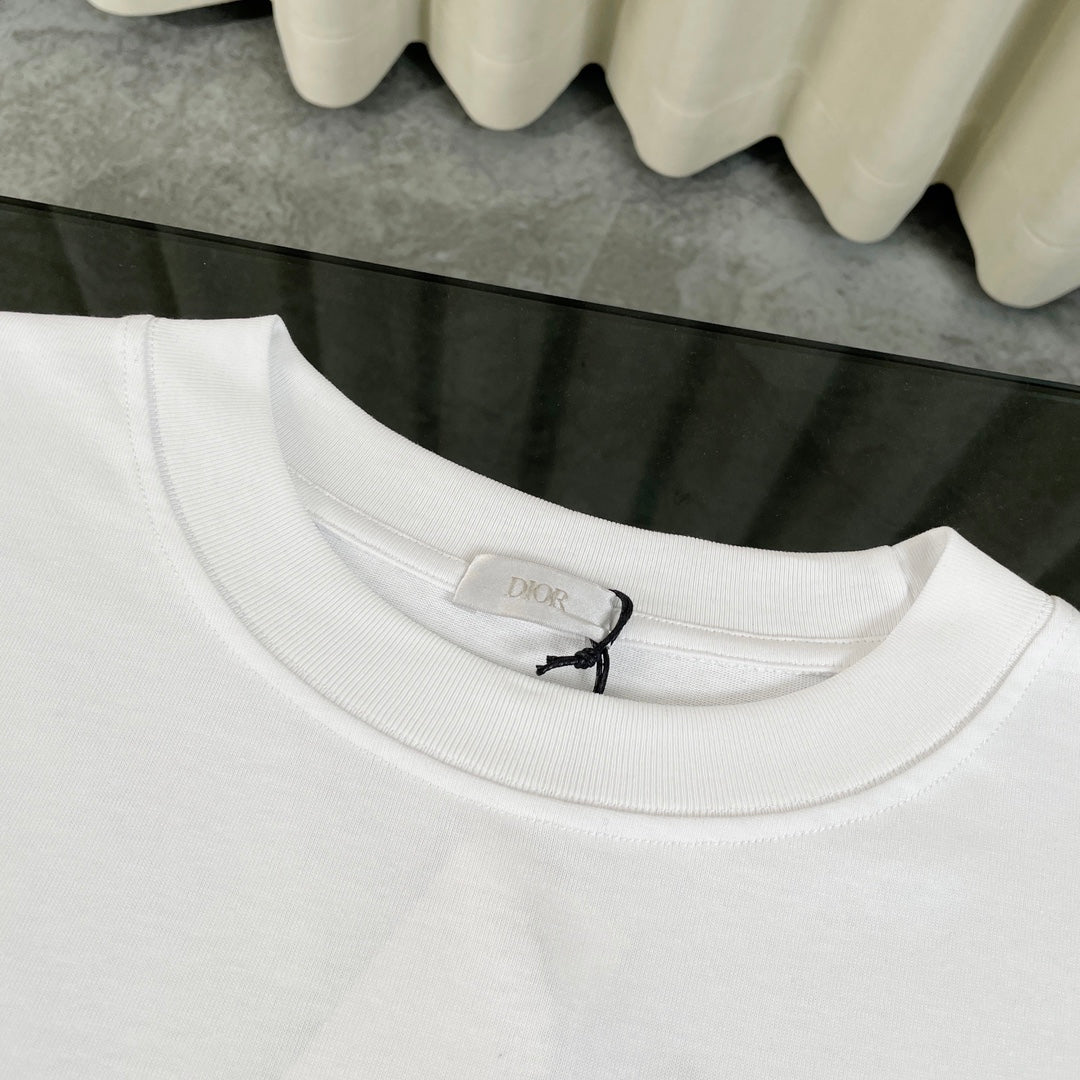 260506 New high-quality T-shirt with classic jacquard pattern on the chest and pockets