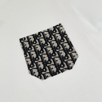 260506 New high-quality T-shirt with classic jacquard pattern on the chest and pockets