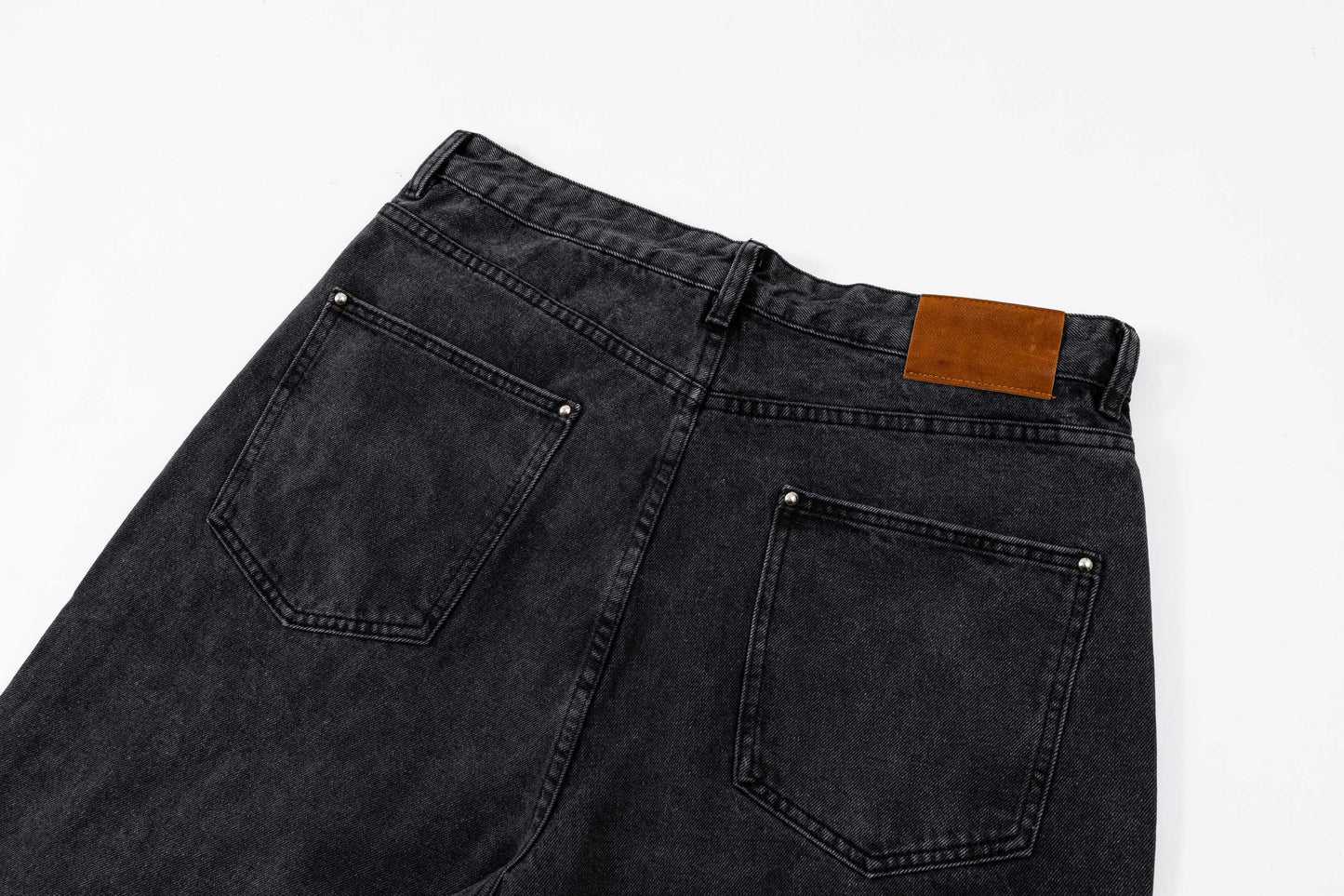 260506 New high-quality hand-woven denim trousers with full-printed letters