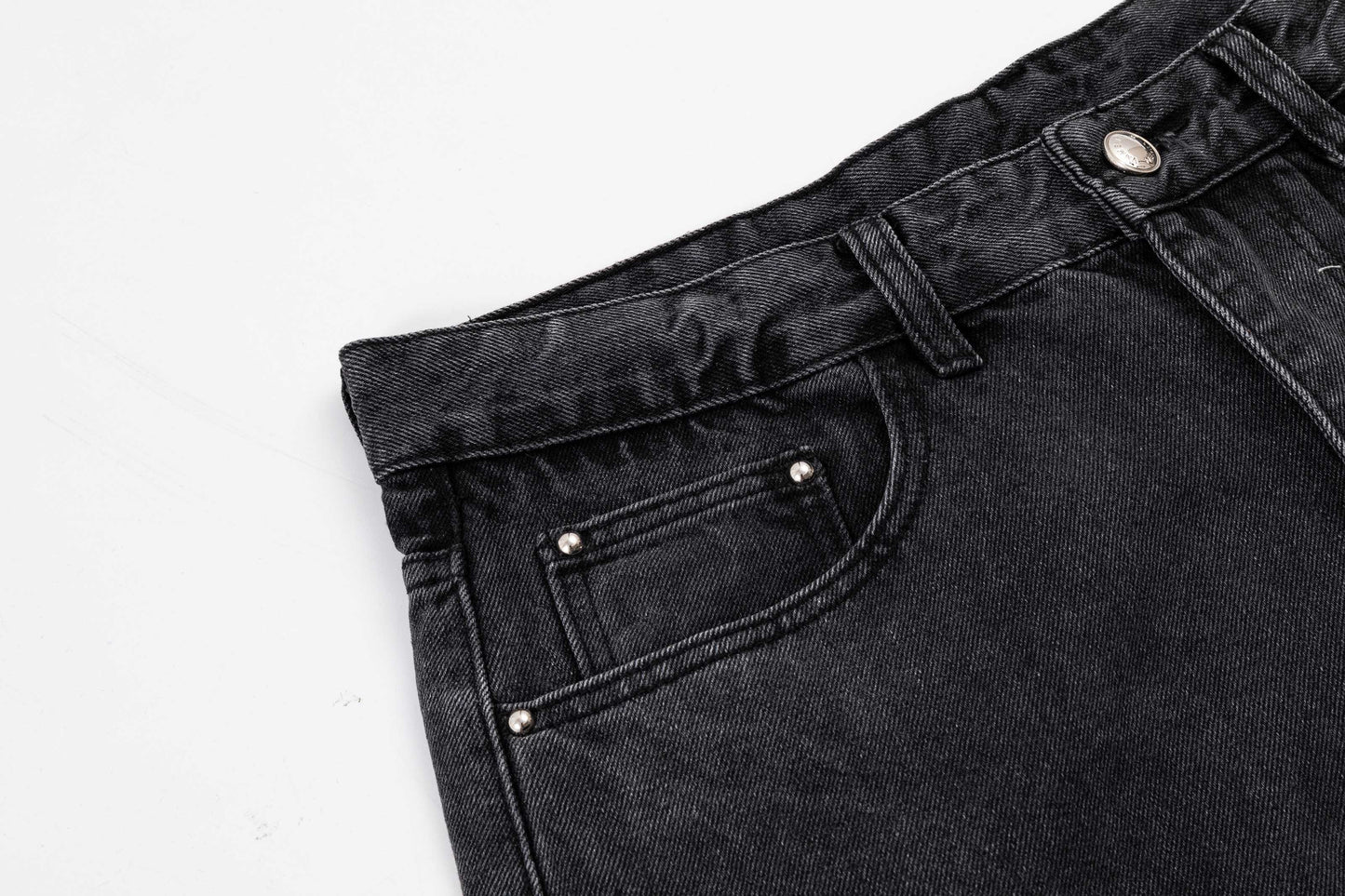 260506 New high-quality hand-woven denim trousers with full-printed letters