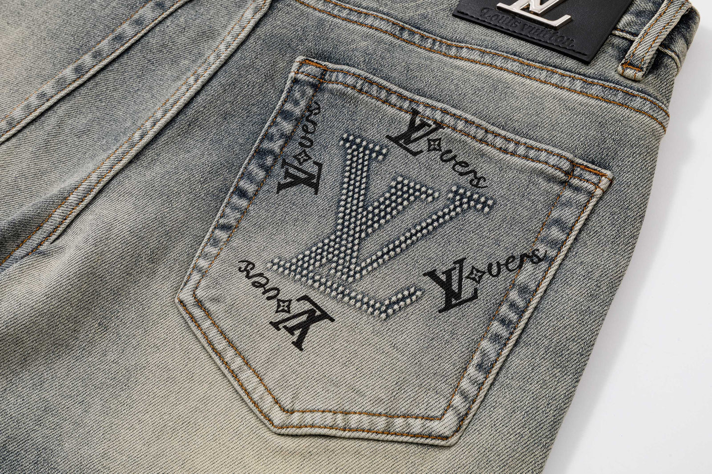 260506 New high-quality perfect blue water-washed custom-made denim shorts