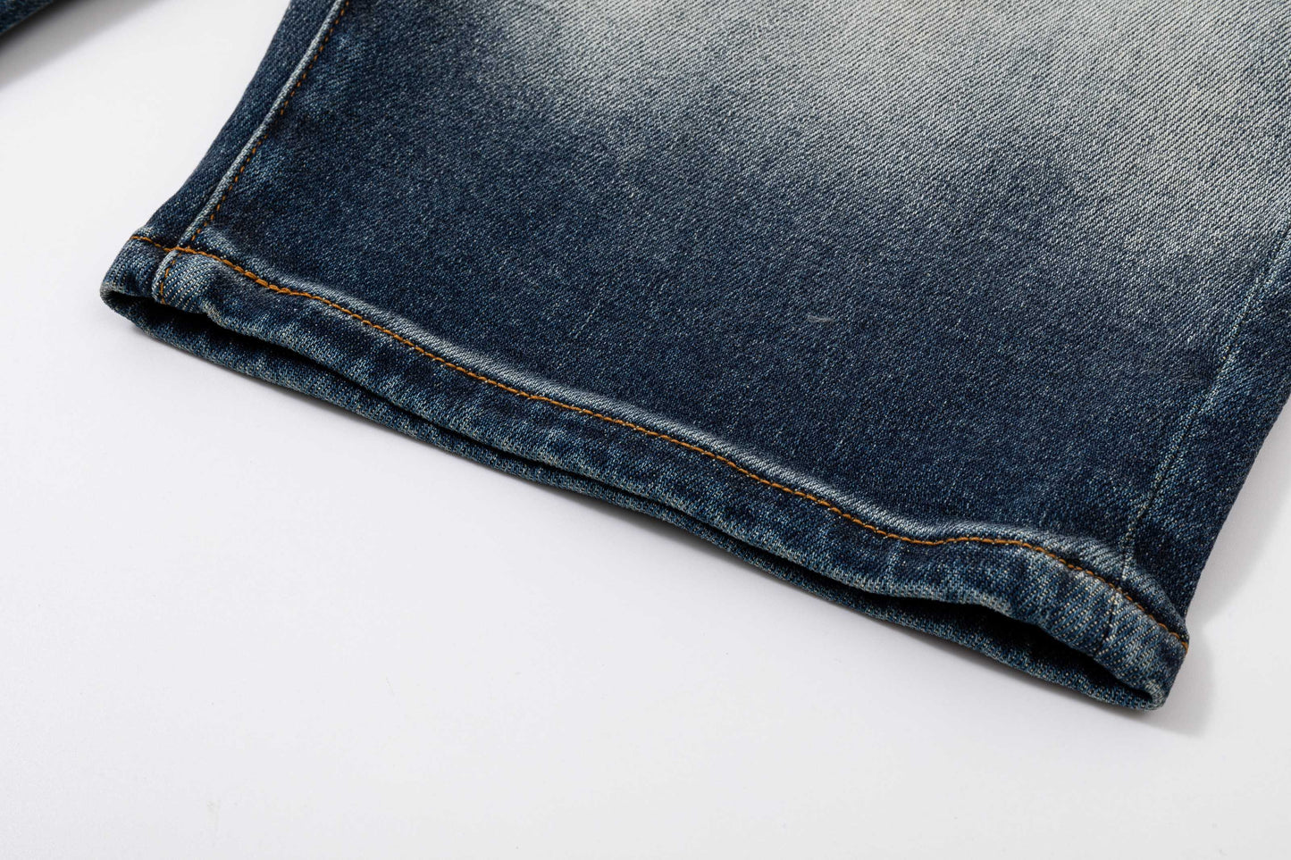 260506 New high-quality perfect blue water-washed custom-made denim shorts
