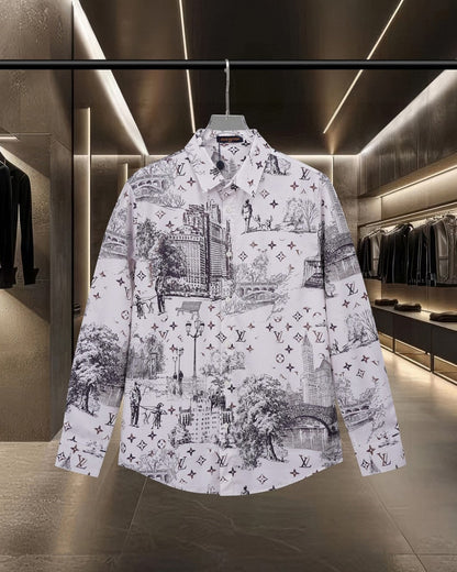 260506 New high-quality full-print long-sleeved shirt
