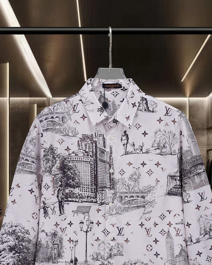 260506 New high-quality full-print long-sleeved shirt