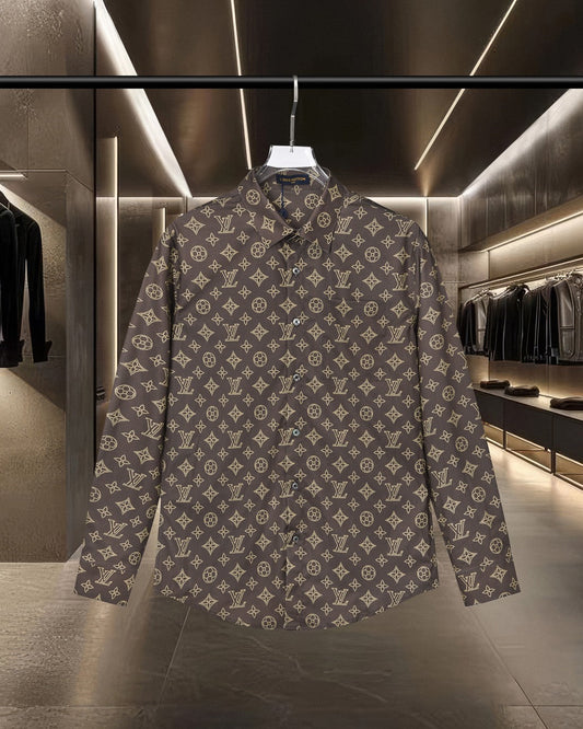 260506 New high-quality full-print bullet-patterned long-sleeved shirt