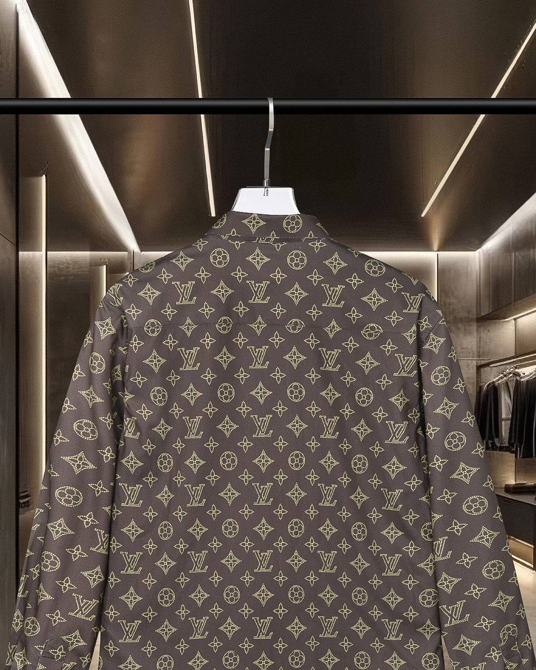260506 New high-quality full-print bullet-patterned long-sleeved shirt