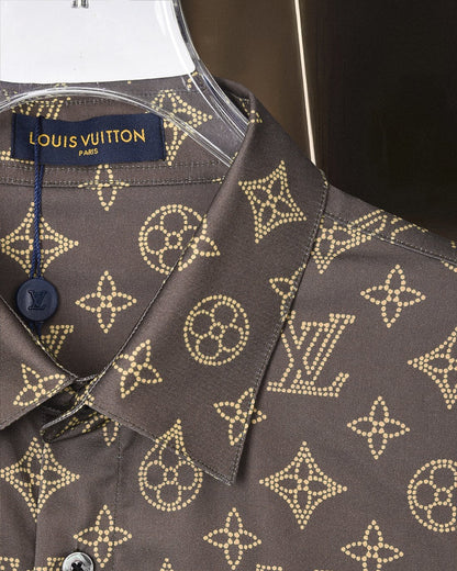 260506 New high-quality full-print bullet-patterned long-sleeved shirt