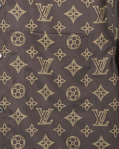 260506 New high-quality full-print bullet-patterned long-sleeved shirt