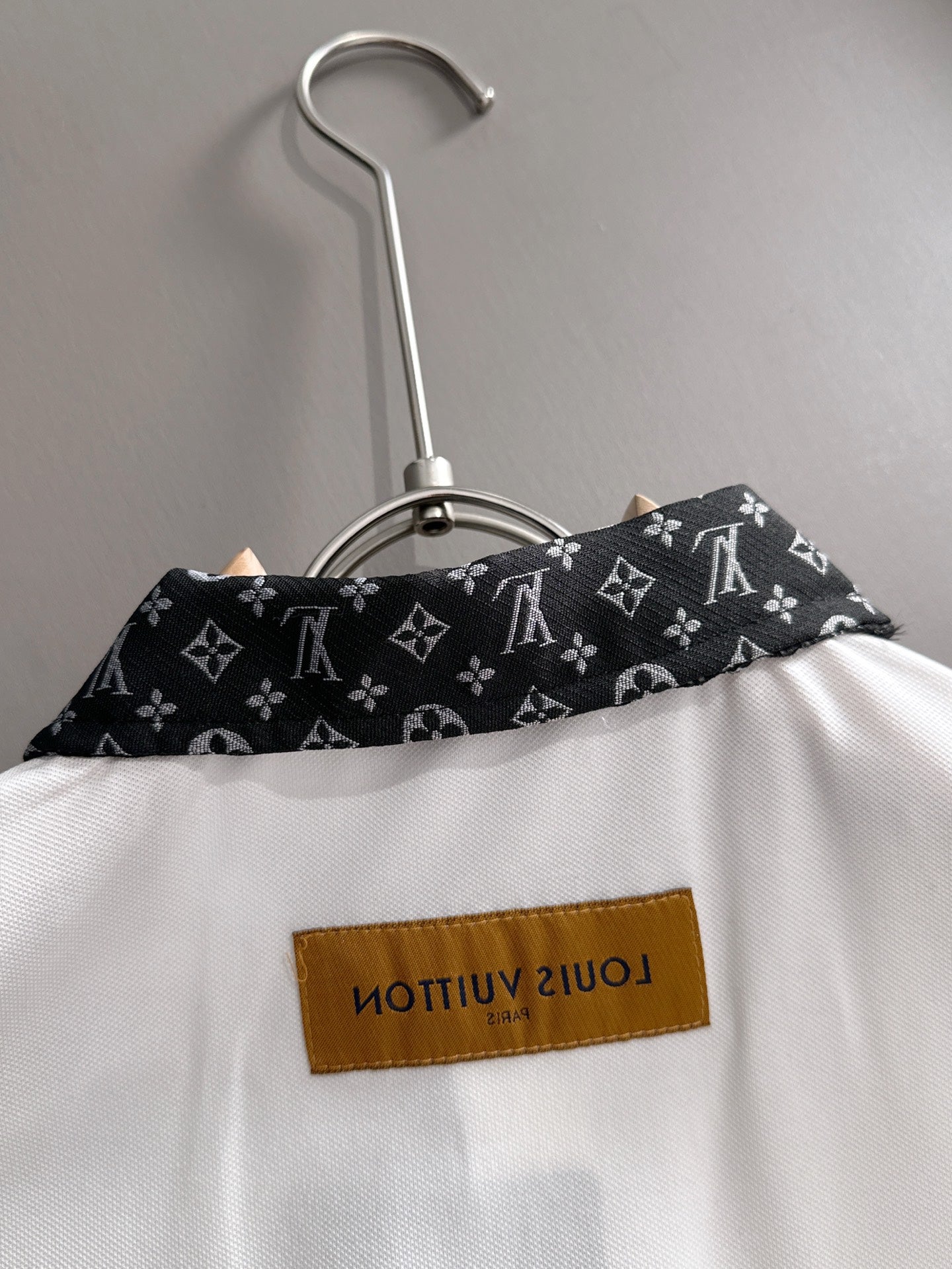 260511 New high-quality embroidered neckline jacquard patchwork design Polo shirt