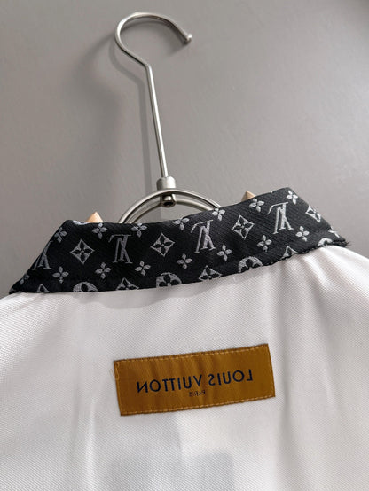 260511 New high-quality embroidered neckline jacquard patchwork design Polo shirt