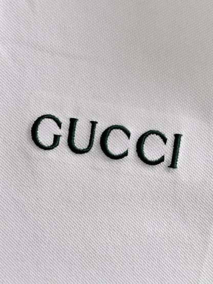260511 New high-quality embroidered neckline jacquard patchwork design Polo shirt