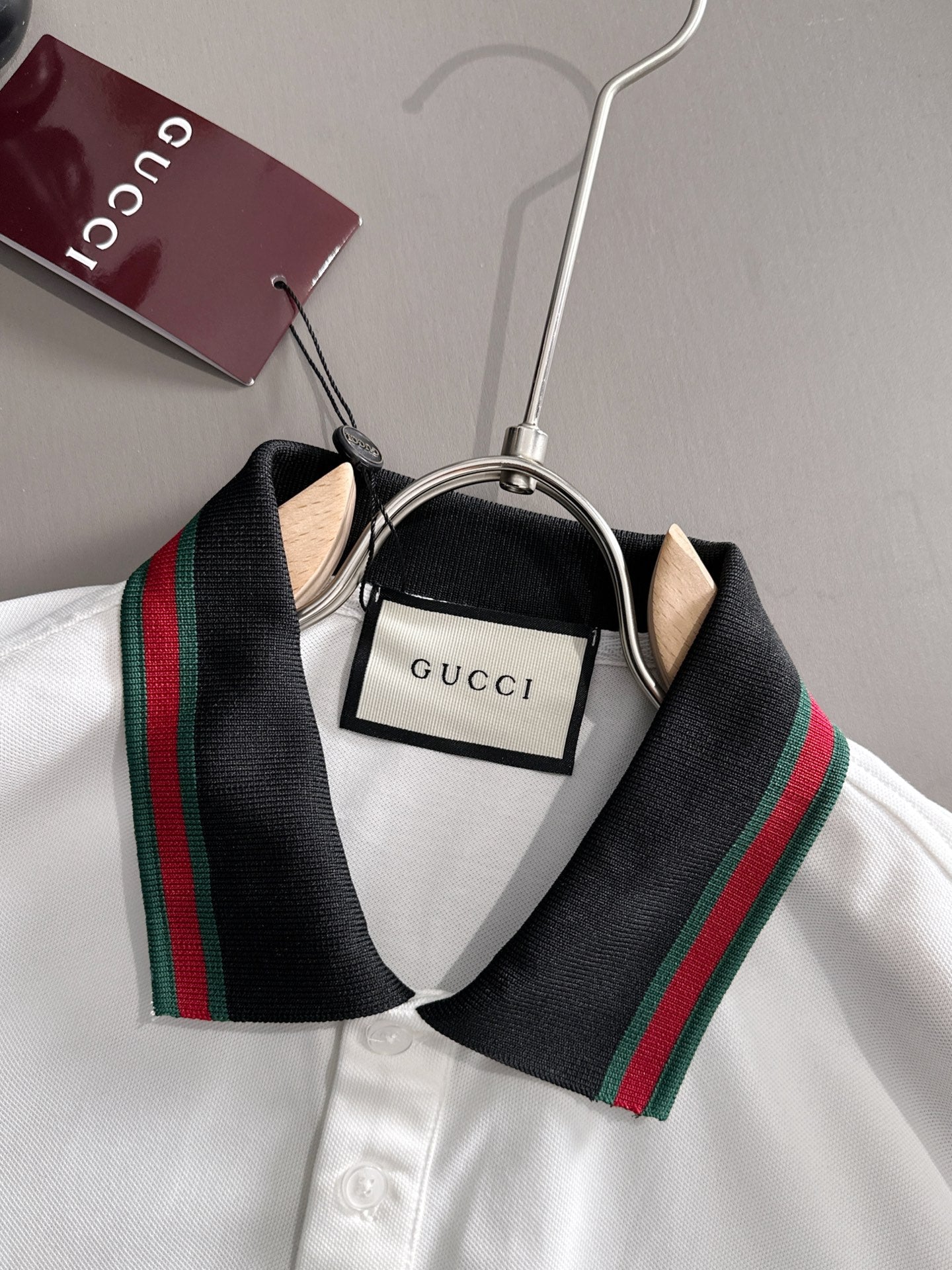 260511 New high-quality embroidered neckline jacquard patchwork design Polo shirt