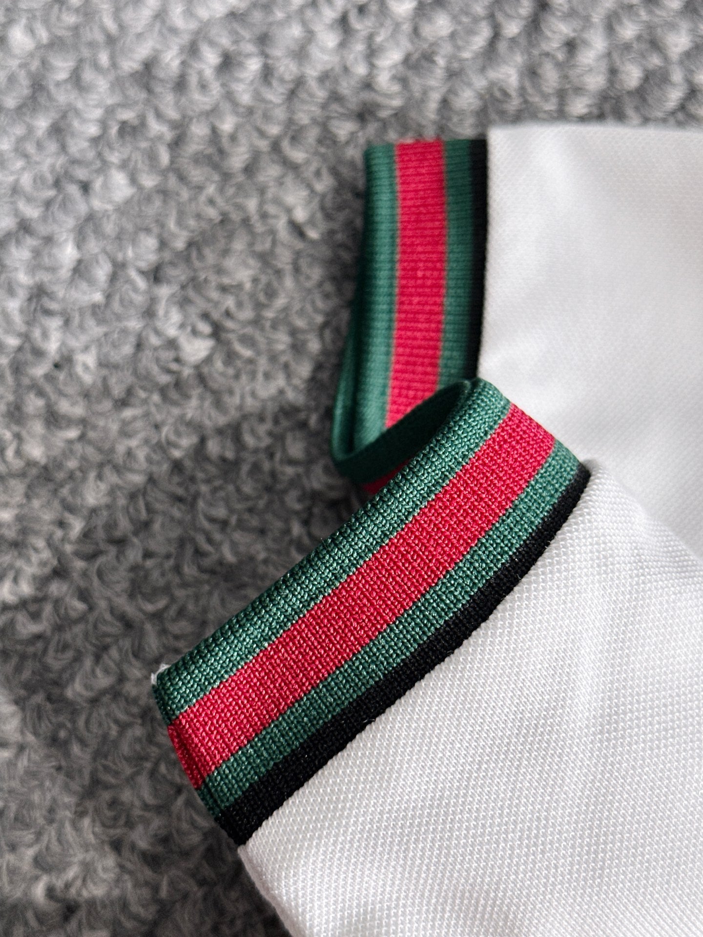 260511 New high-quality embroidered neckline jacquard patchwork design Polo shirt