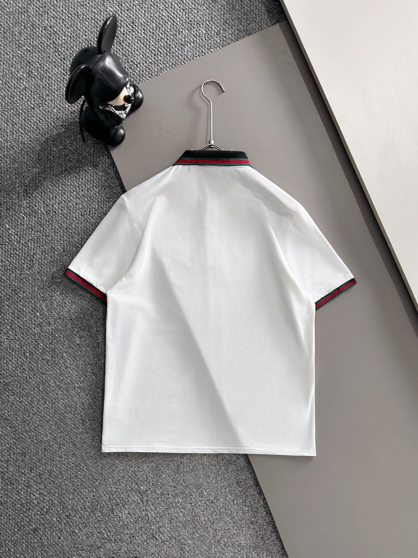 260511 New high-quality embroidered neckline jacquard patchwork design Polo shirt