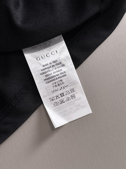 260511 New high-quality embroidered neckline jacquard patchwork design Polo shirt