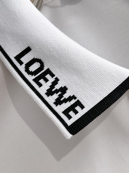 260511 New high-quality embroidered neckline jacquard patchwork design Polo shirt