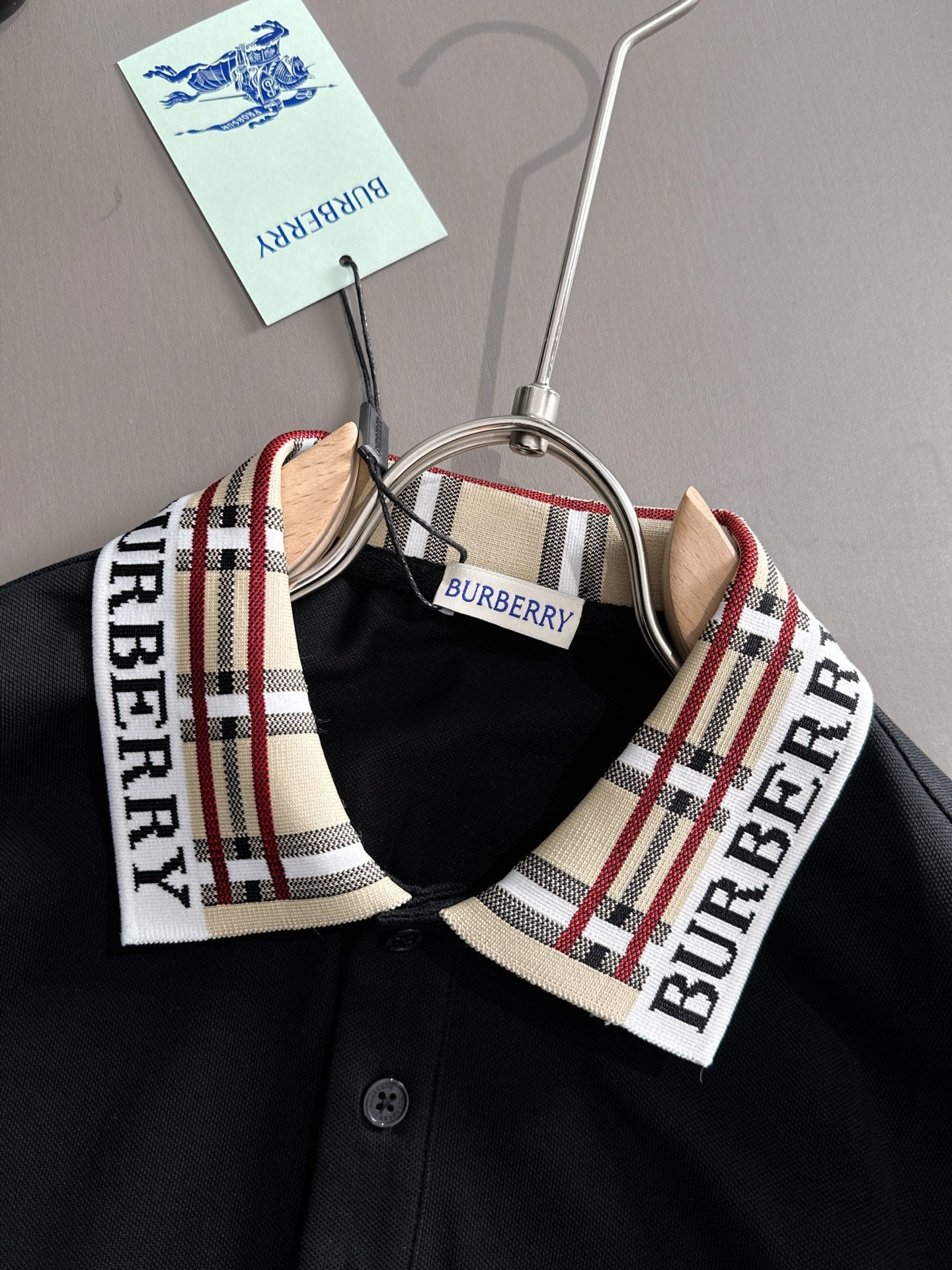 260511 New high-quality embroidered neckline jacquard patchwork design Polo shirt