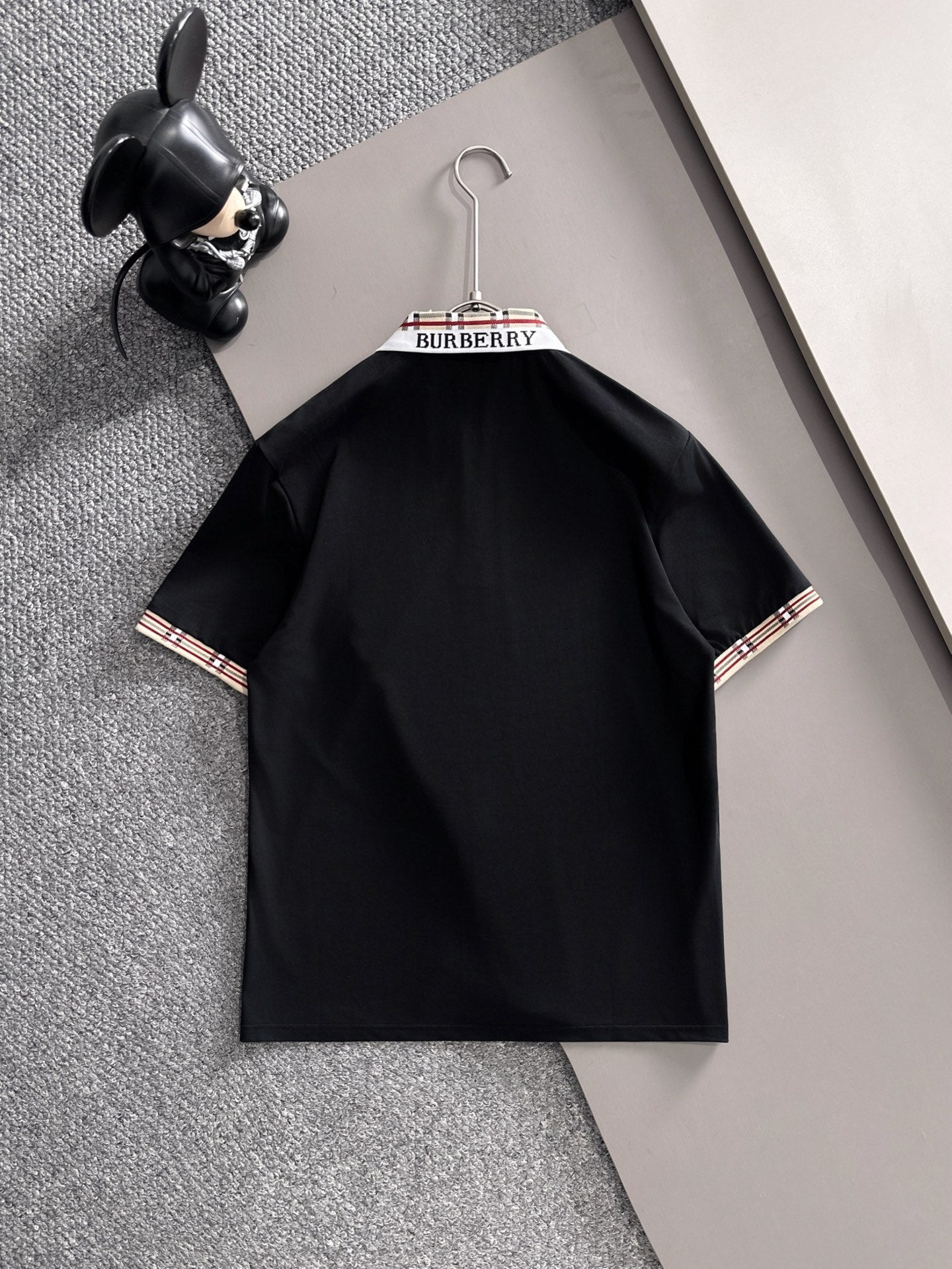 260511 New high-quality embroidered neckline jacquard patchwork design Polo shirt