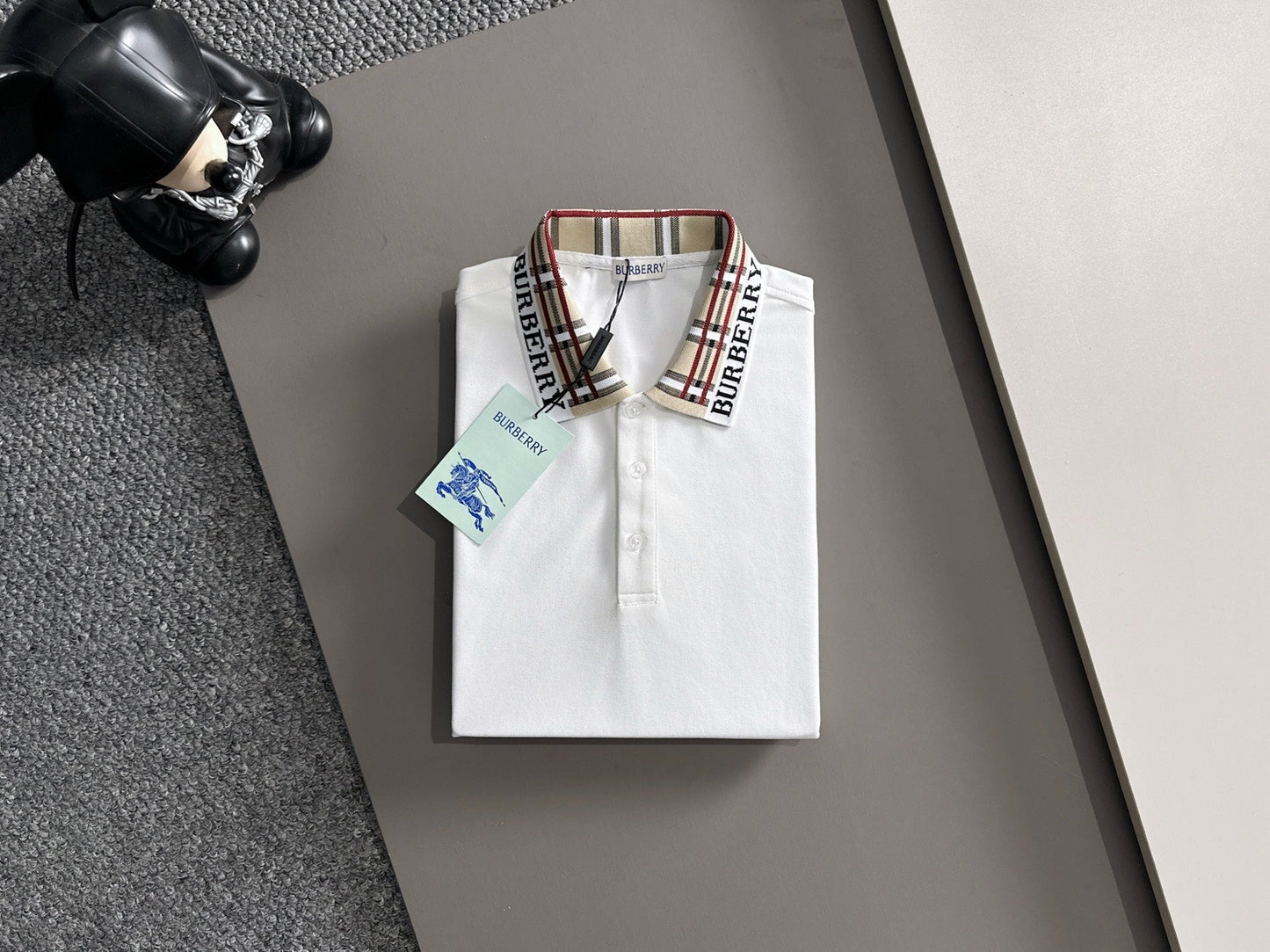 260511 New high-quality embroidered neckline jacquard patchwork design Polo shirt