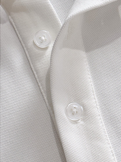 260511 New high-quality embroidered neckline jacquard patchwork design Polo shirt