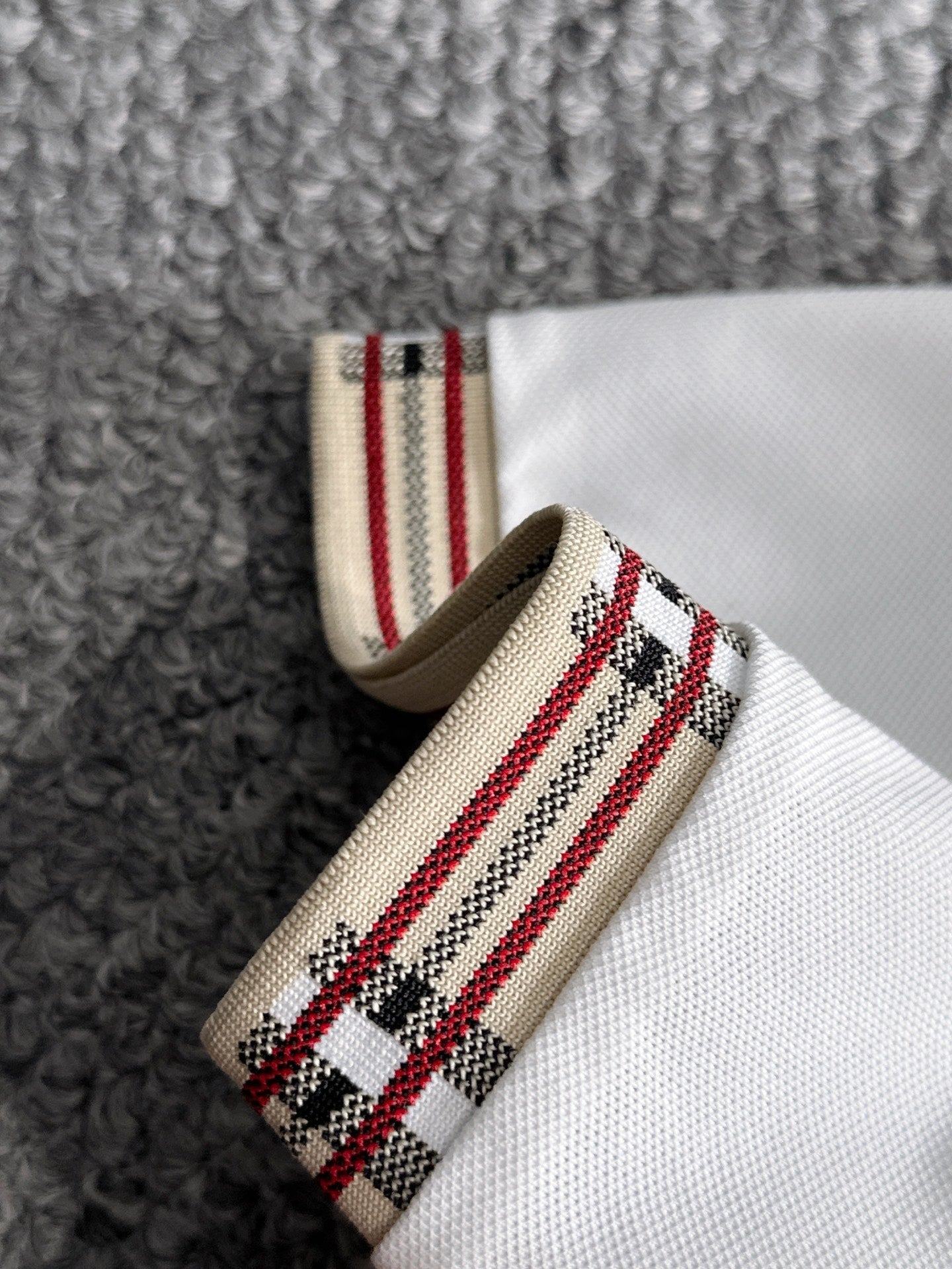 260511 New high-quality embroidered neckline jacquard patchwork design Polo shirt