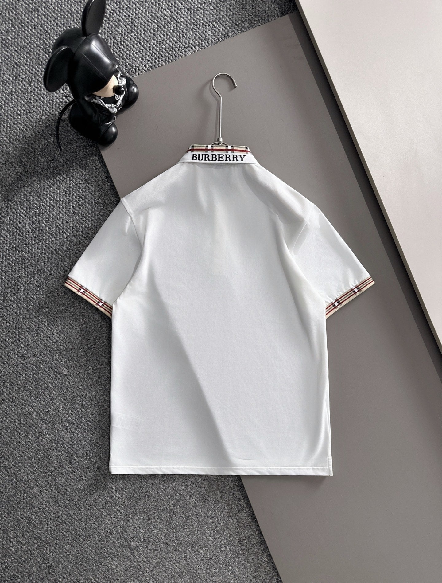 260511 New high-quality embroidered neckline jacquard patchwork design Polo shirt