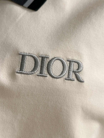 260511 New high-quality embroidered neckline jacquard patchwork design Polo shirt