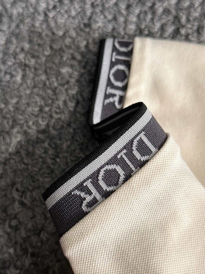 260511 New high-quality embroidered neckline jacquard patchwork design Polo shirt
