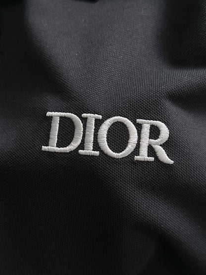 260511 New high-quality embroidered neckline jacquard patchwork design Polo shirt