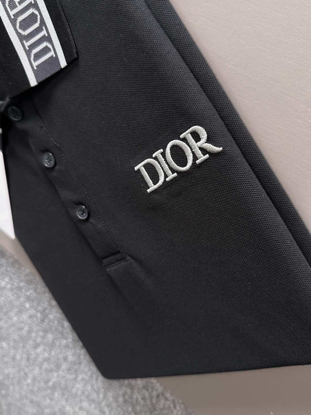 260511 New high-quality embroidered neckline jacquard patchwork design Polo shirt
