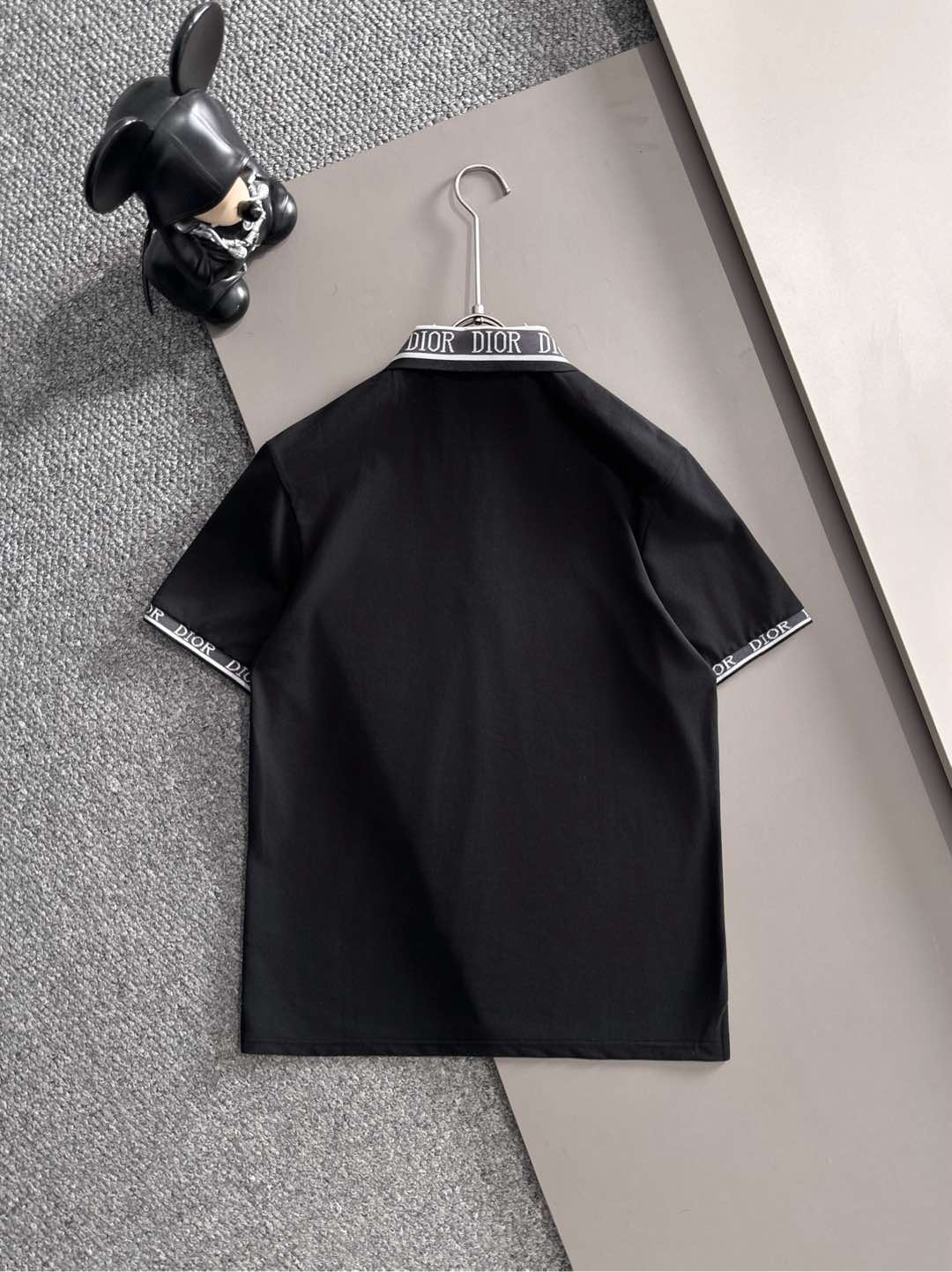 260511 New high-quality embroidered neckline jacquard patchwork design Polo shirt