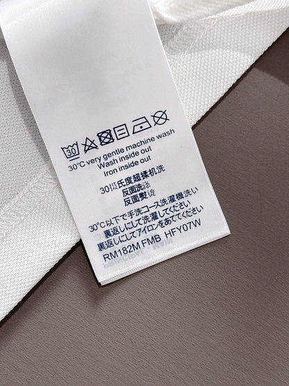 260511 New high-quality embroidered neckline jacquard patchwork design Polo shirt