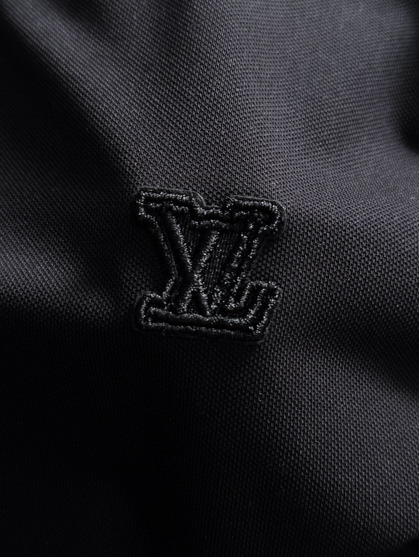 260511 New high-quality embroidered neckline jacquard patchwork design Polo shirt